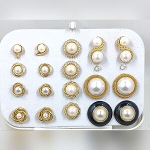 Elegant Gold and Pearl Women Jewelry Set